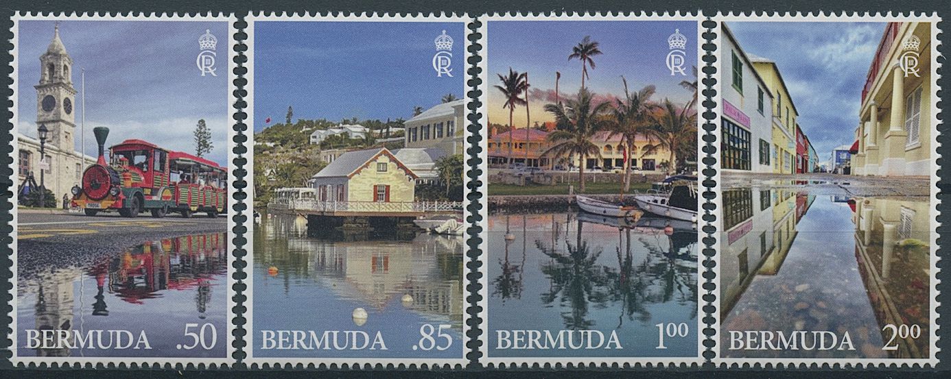 Bermuda 2023 MNH Reflections Architecture Buildings Tourism Landscapes 4v Set
