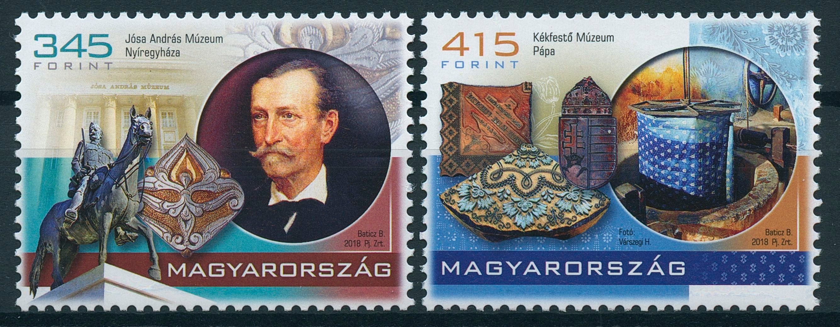 Hungary 2018 MNH Treasures of Hungarian Museums V 2v Set Artefacts Art Stamps