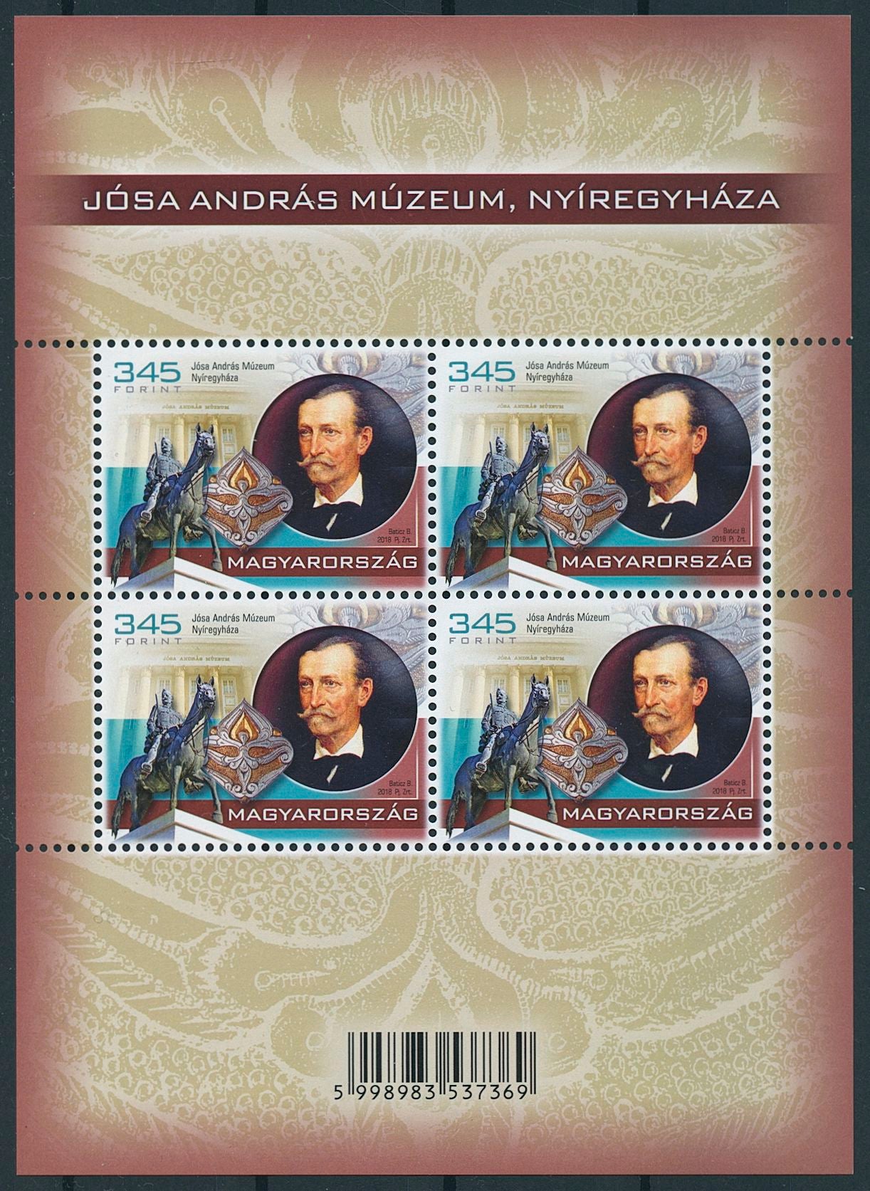 Hungary 2018 MNH Treasures of Hungarian Museums V 4v M/S I Artefacts Art Stamps