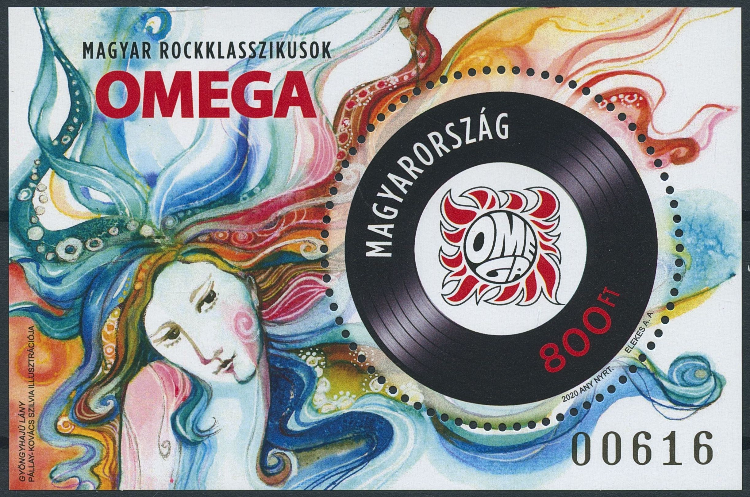 Hungary Music Stamps 2020 MNH Omega Hungarian Rock Classics Part I 1v M/S