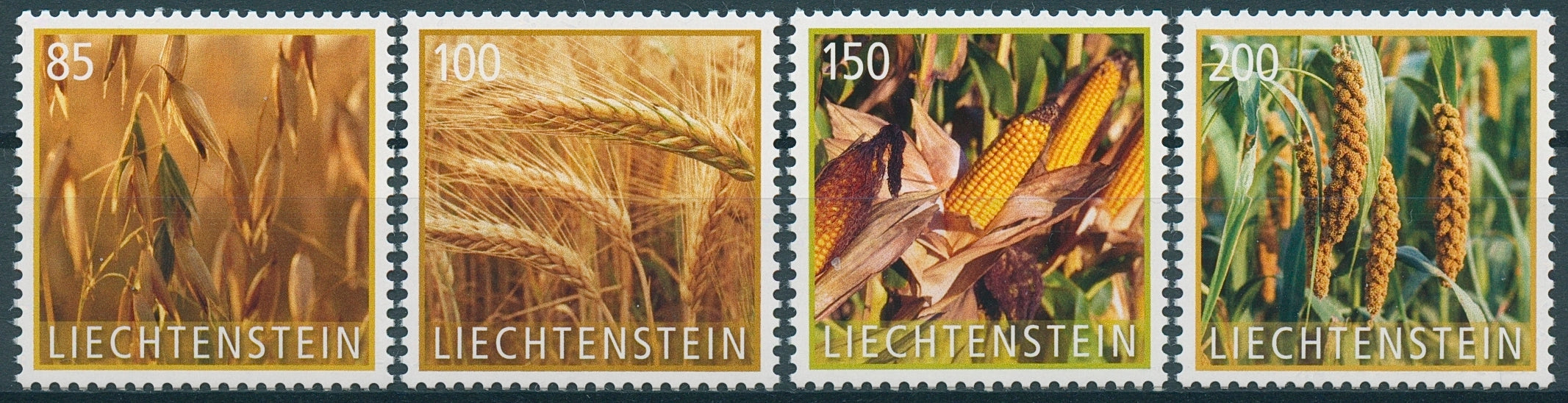 Liechtenstein 2017 MNH Crop Plants Grain Wheat Maize Corn 4v Set Stamps