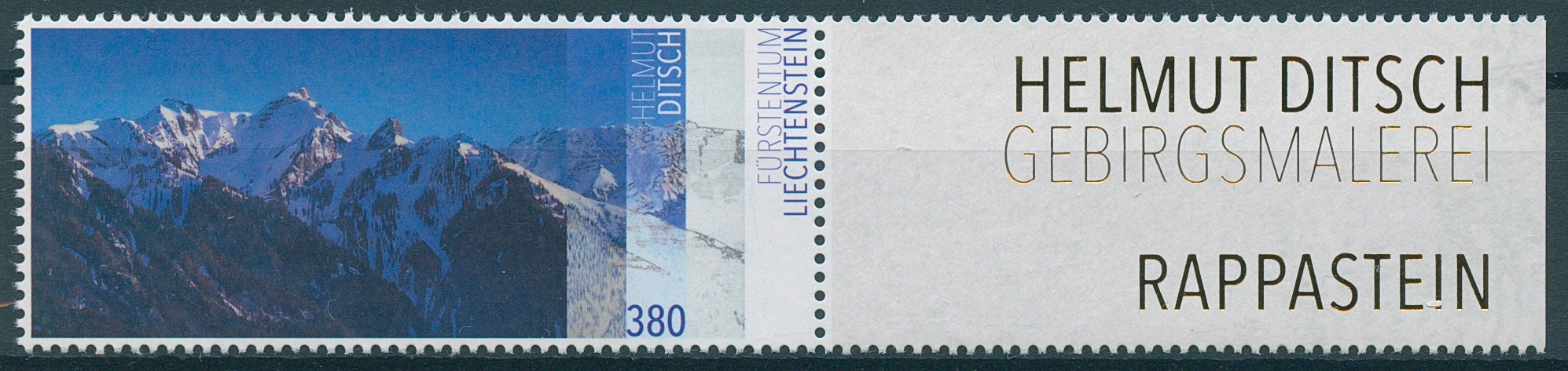 Liechtenstein 2017 MNH Helmut Ditsch Mountains Paintings 1v Set Art Stamps