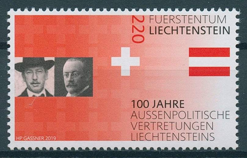 Liechtenstein 2019 CTO Foreign Representation Diplomacy 100 Years 1v Set Stamps