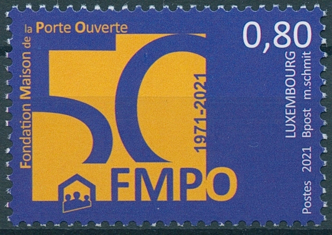 Luxembourg Stamps 2021 MNH Fondation Maison de la Porte Ouverte FMPO 1v Set
