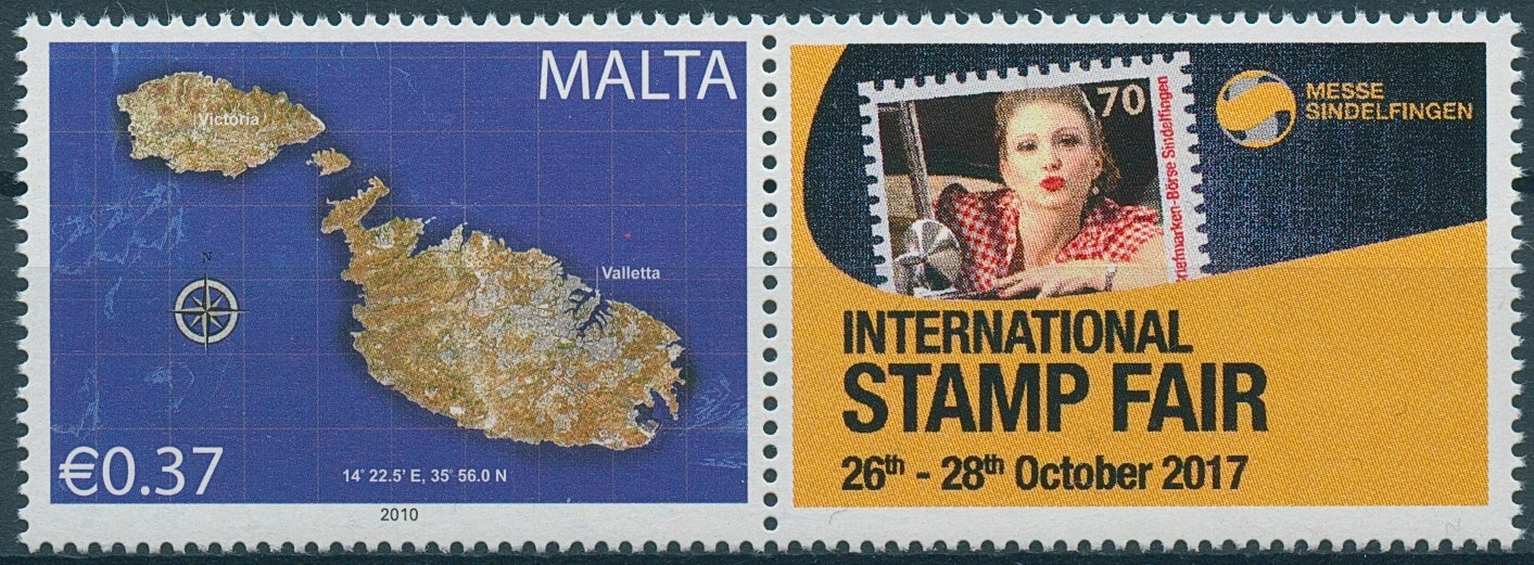 Malta 2017 MNH Sindelfingen Messe Intl Stamp Fair 1v Set