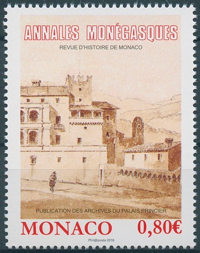 Monaco 2016 MNH Monegasque Annals 1v Set History Buildings Architecture Stamps
