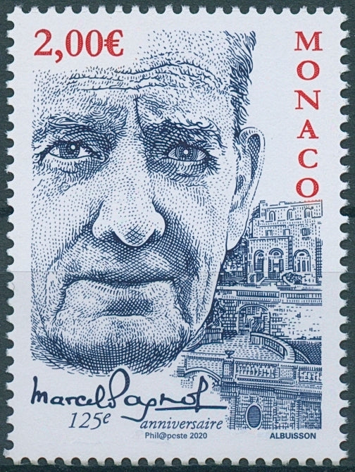 Monaco Writers Stamps 2020 MNH Marcel Pagnol Playwright & Poet People 1v Set