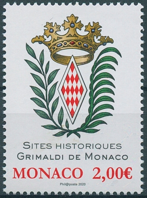 Monaco Emblems Stamps 2020 MNH Former Grimaldi Strongholds Grimaldis 1v Set