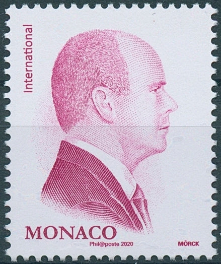 Monaco Royalty Stamps 2020 MNH Prince Albert II Purpe Effigy Reprint 1v Set