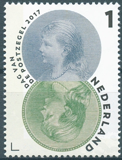 Netherlands 2017 MNH Natl Day of Stamp Queen Wilhelmina 1v Set Royalty Stamps
