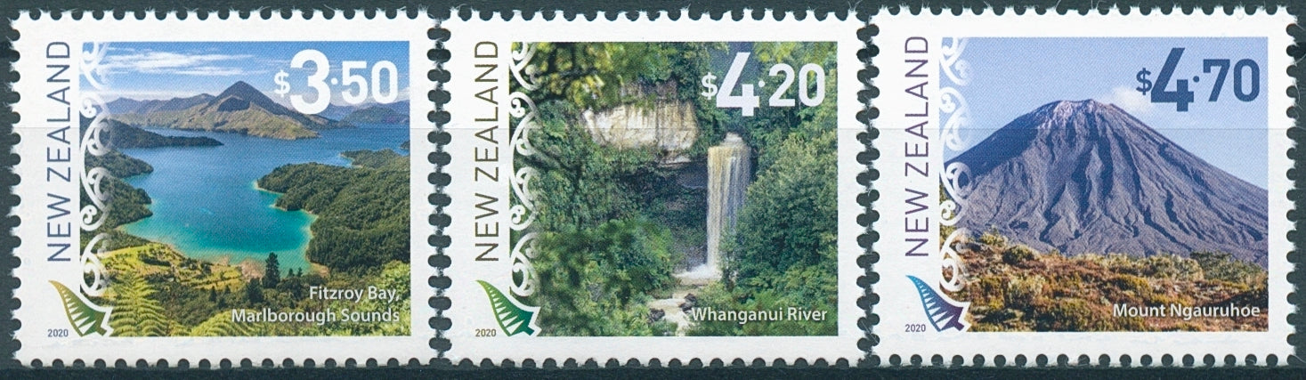 New Zealand NZ Landscapes Stamps 2020 MNH Scenic Definitives Rivers 3v Set