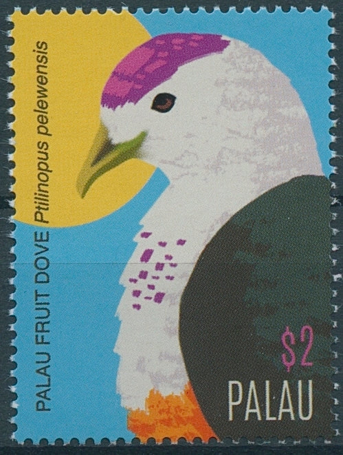 Palau 2018 MNH Birds on Stamps Palau Fruit Dove National Bird Doves 1v Set