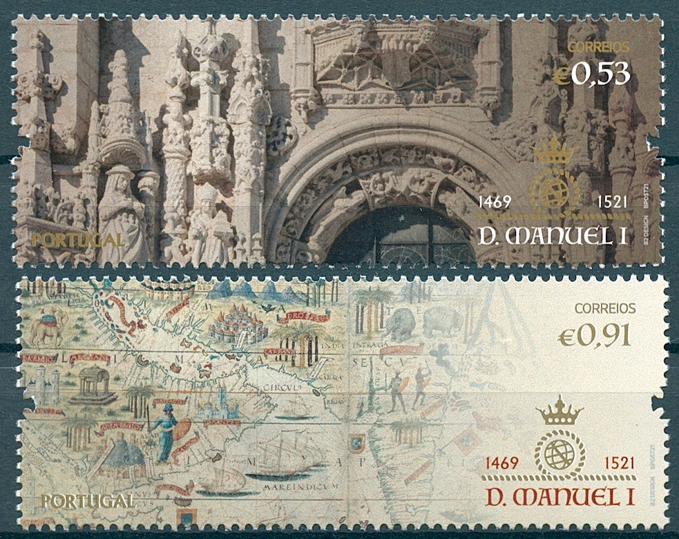 Portugal 2021 MNH Royalty Stamps King Manuel I Historical Figures People 2v Set
