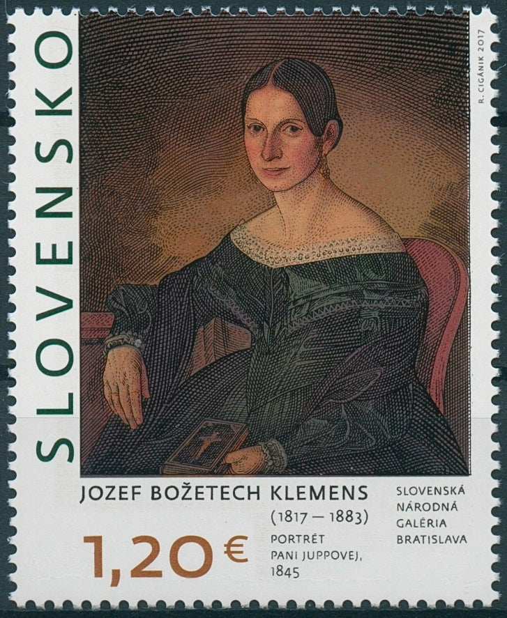 Slovakia 2017 MNH Jozef Bozetech Klemens Slovak Ntl Gallery 1v Set Art Stamps