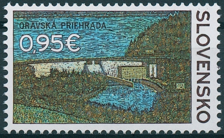 Slovakia 2017 MNH Orava Dam Monuments 1v Set Architecture Tourism Stamps