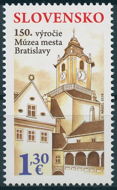 Slovakia 2018 MNH Bratislava City Museum 1v Set Museums Architecture Stamps