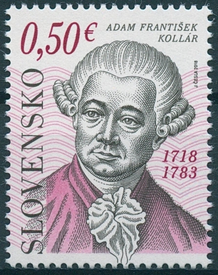 Slovakia 2018 MNH Adam Frantisek Kollar Slovak Historian 1v Set Stamps