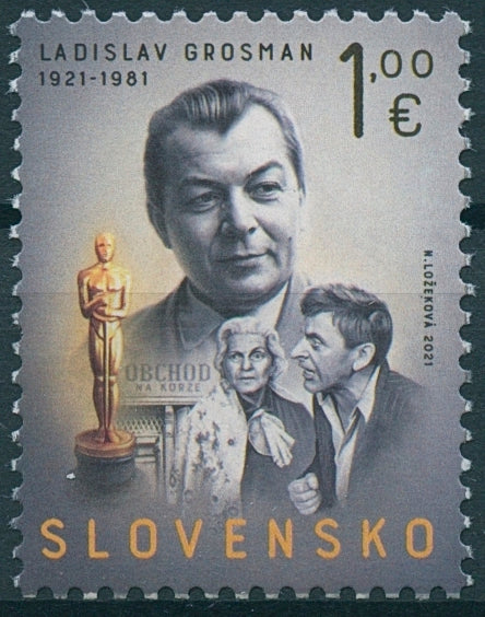 Slovakia 2021 MNH Writers Stamps Ladislav Grosman Screenwriter Film People 1v Set