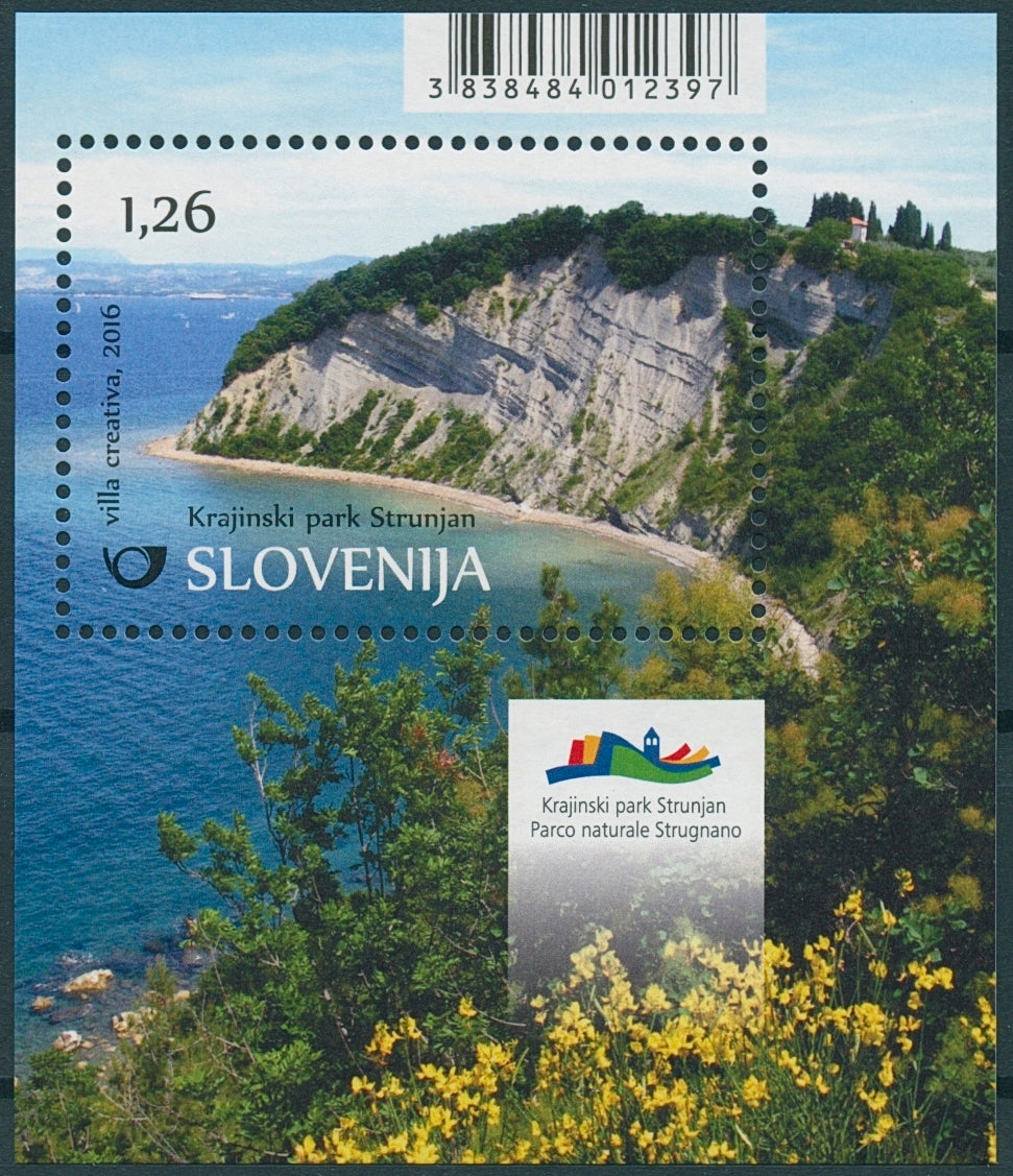 Slovenia 2016 MNH Strunjan Nature Park Reserve 1v M/S Flowers Trees Stamps