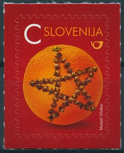 Slovenia 2016 MNH New Year Value C Orange with Cloves 1v S/A Set Stamps