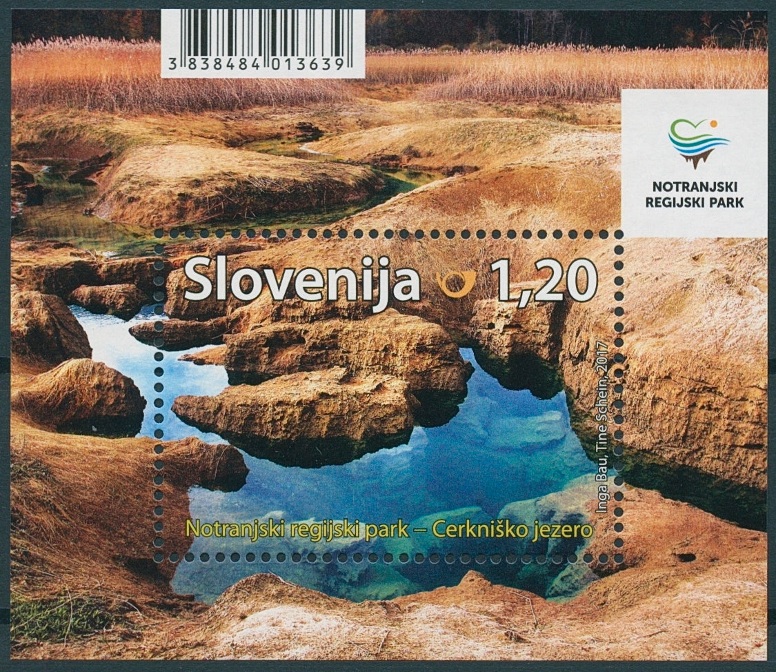 Slovenia 2017 MNH Notranjska Regional Park 1v M/S Tourism Landscapes Stamps