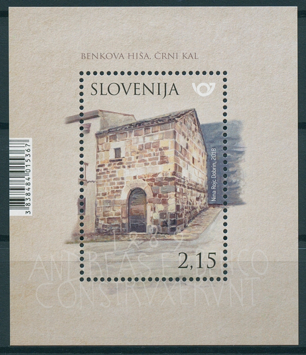 Slovenia 2018 MNH Benko's House 1v M/S Houses Architecture Stamps