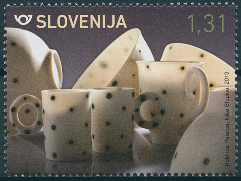 Slovenia 2019 MNH Arts & Crafts Nika Stupica Porcelain 1v Set Art Stamps