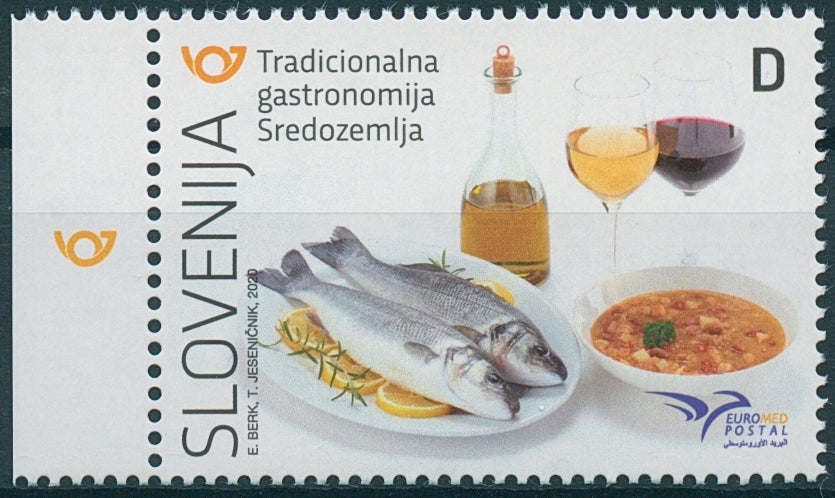 Slovenia Euromed Stamps 2020 MNH Traditional Mediterranean Gastronomy 1v Set