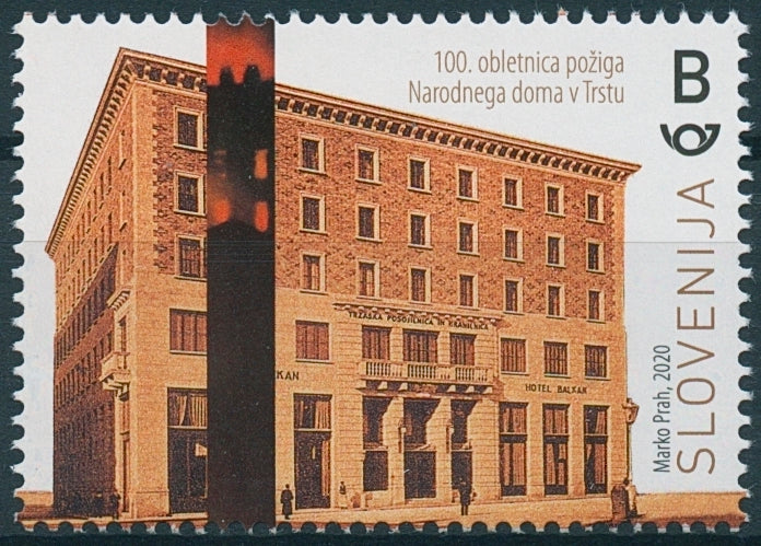 Slovenia Architecture Stamps 2020 MNH Burning of Narodni Dom in Trieste 1v Set