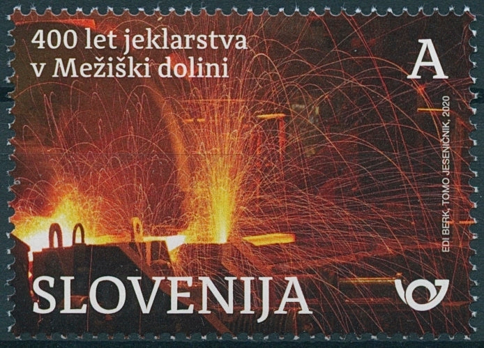 Slovenia Industry Stamps 2020 MNH Steel Making in Meza Valley 400 Years 1v Set