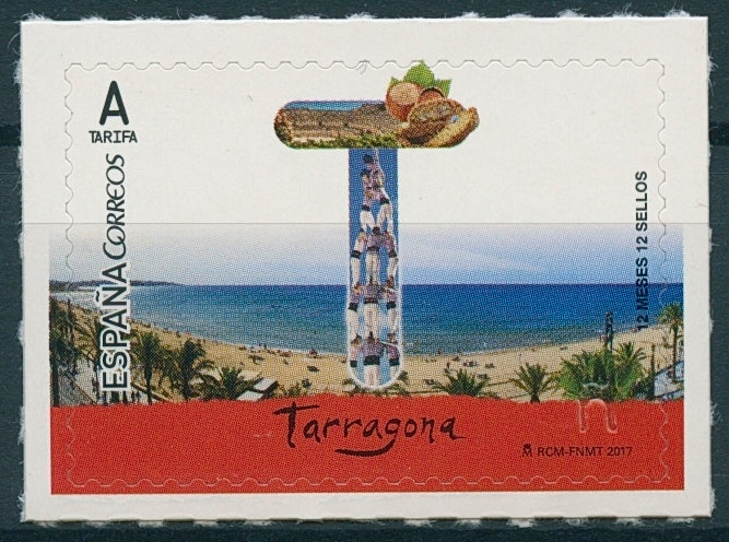 Spain 2017 MNH Tarragona 12 Months 12 Stamps 1v S/A Set Tourism Landscapes