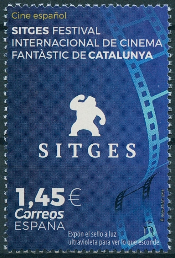 Spain 2018 MNH SITGES Intl Film Festival Catalunya 1v Set Cinema Stamps