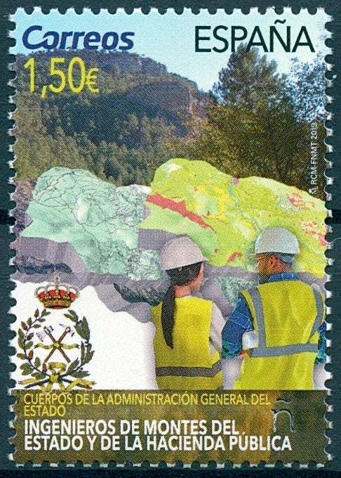 Spain 2019 MNH Engineers of State Forestry & Public Treasury 1v Set Trees Stamps
