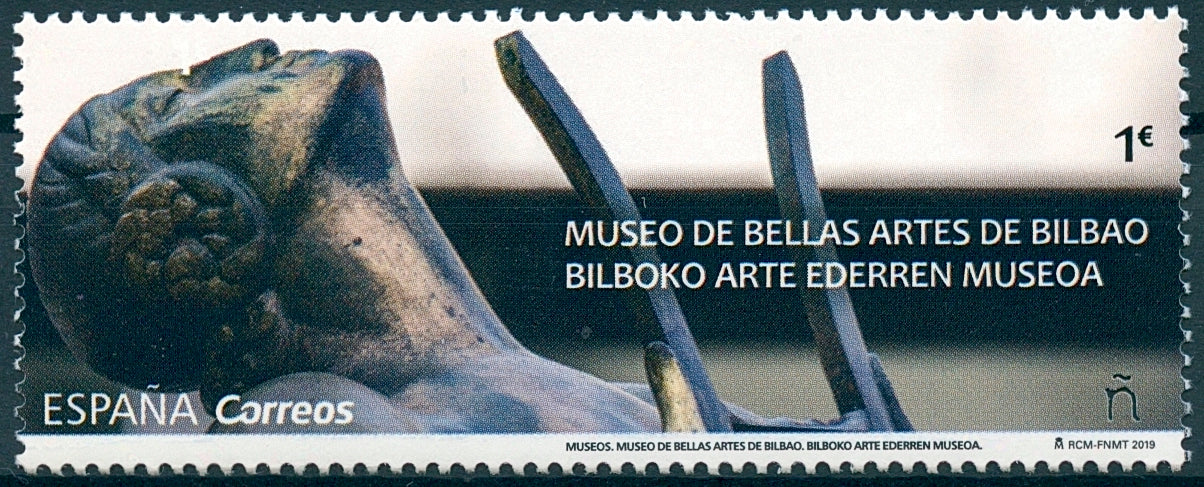 Spain 2019 MNH Museo de Bellas Artes Bilbao 1v Set Museums Art Paintings Stamps