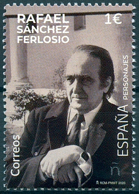 Spain Famous People Stamps 2020 MNH Rafael Sanchez Ferlosio Writers 1v Set