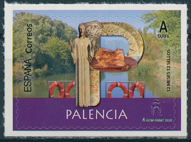 Spain 12 Months 12 Stamps 2020 MNH Palencia Architecture Landscapes 1v S/A Set