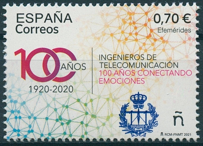 Spain Telecoms Stamps 2021 MNH Telecommunication Engineers Communication Science 1v Set