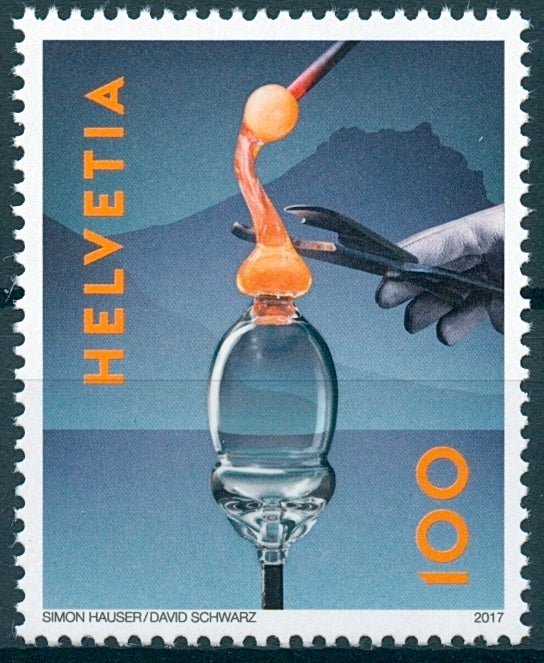 Switzerland Stamps 2017 MNH Hergiswil Glass Craftsmanship 200th Anniv 1v Set