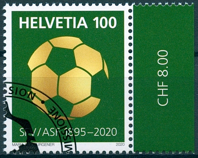 Switzerland Football Stamps 2020 CTO Swiss FA SFV/ASF Soccer Stamps 1v Set
