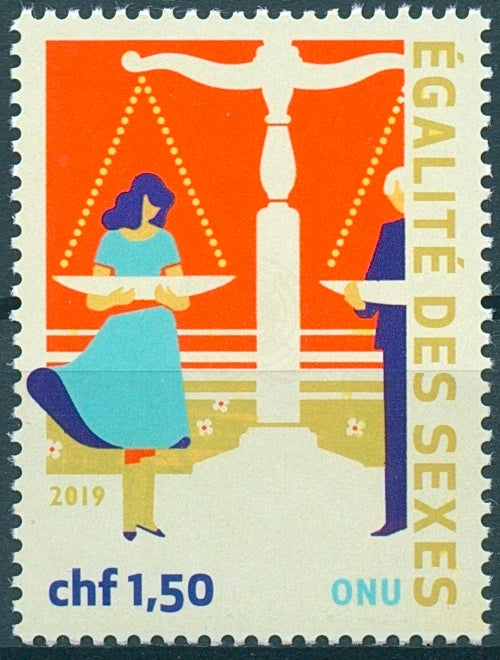 United Nations UN Geneva 2019 MNH Definitive Gender Equality 1v Set Stamps