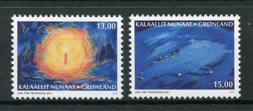 Greenland Stamps 2017 MNH Christmas Seasonal 2v Set