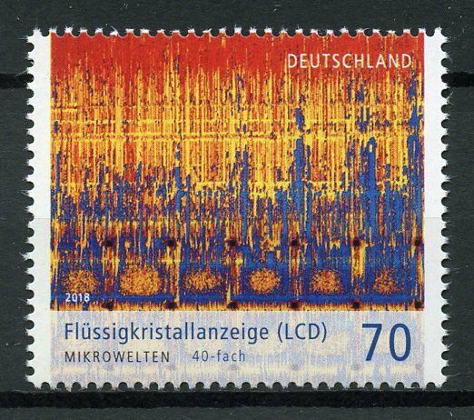 Germany 2018 MNH Microworld LCD Liquid-Crystal Display 1v Set Science Stamps