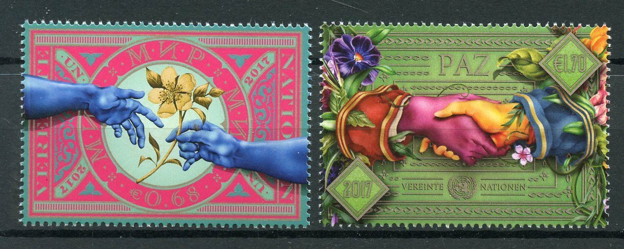 United Nations UN Vienna 2017 MNH International Day of Peace 2v Set Stamps