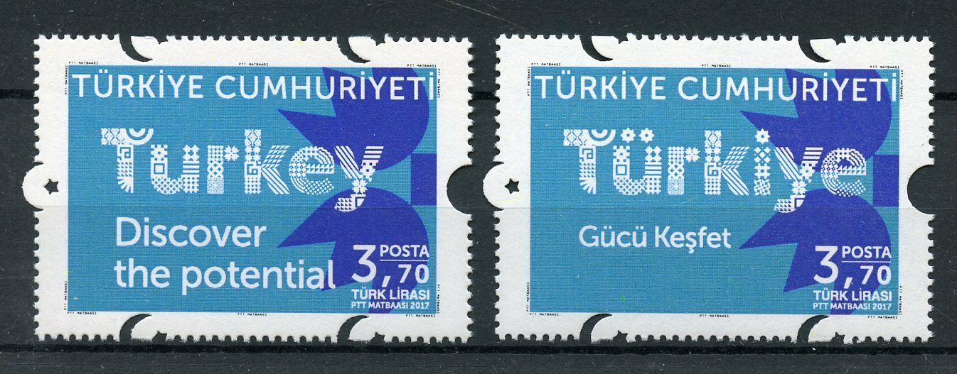 Turkey 2017 MNH Turkey Discover the Potential 2v Set Stamps