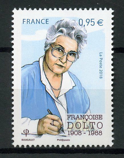 France 2018 MNH Francoise Dolto Pediatrician Psychoanalyst 1v Set People Stamps
