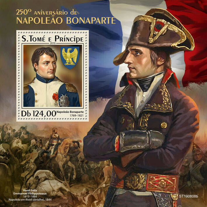 Sao Tome & Principe 2019 MNH Napoleon Bonaparte Stamps People Military 1v S/S