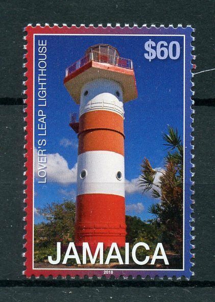 Jamaica 2018 MNH Lover's Leap Lighthouse Lighthouses Def. R/P 1v Set Stamps