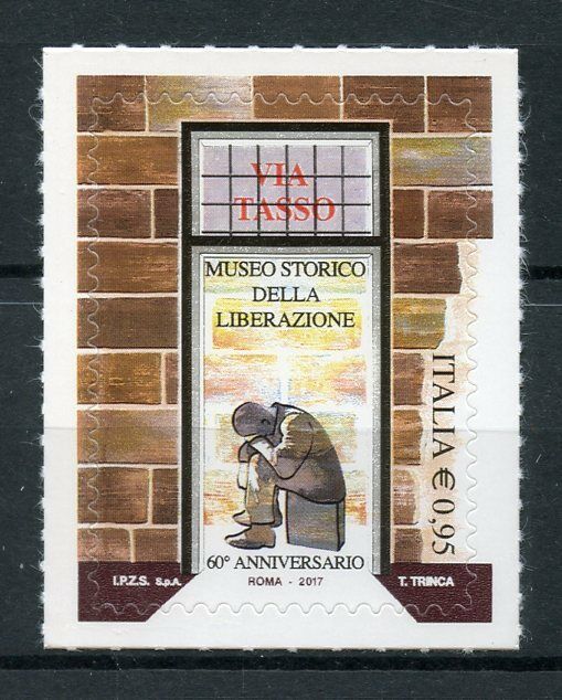 Italy 2017 MNH WWII WW2 Museum of Liberation of Rome Via Tasso 1v S/A Stamps