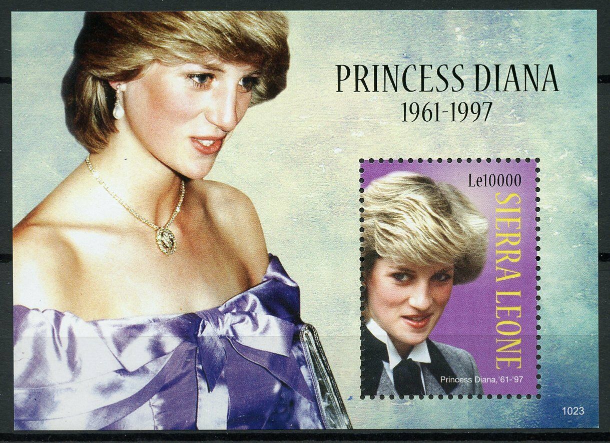 Sierra Leone 2010 MNH Royalty Stamps Princess Diana 1961-1997 1v S/S I