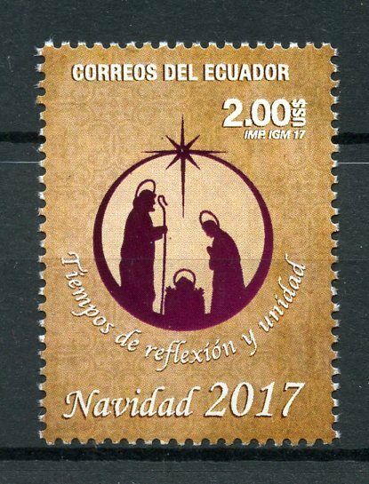 Ecuador 2017 MNH Christmas Nativity 1v Set Stamps